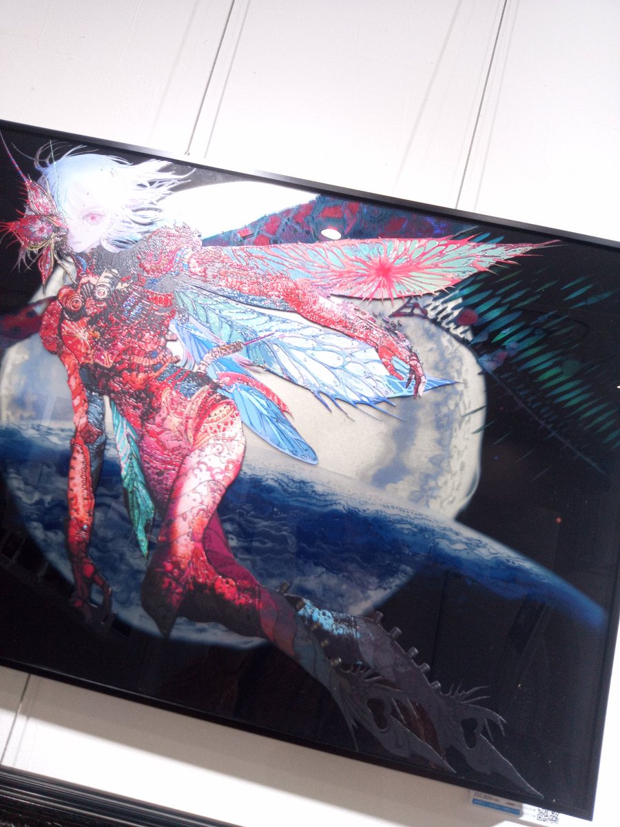 Akira_dormiR's tweet photo. MON先生の個展滑り込み入場！緻密な描き込みをじっくり見られて嬉しい……多様な素材を使った表現に感服しきり

#SIGNAL414 https://t.co/oHWtF3t7xO