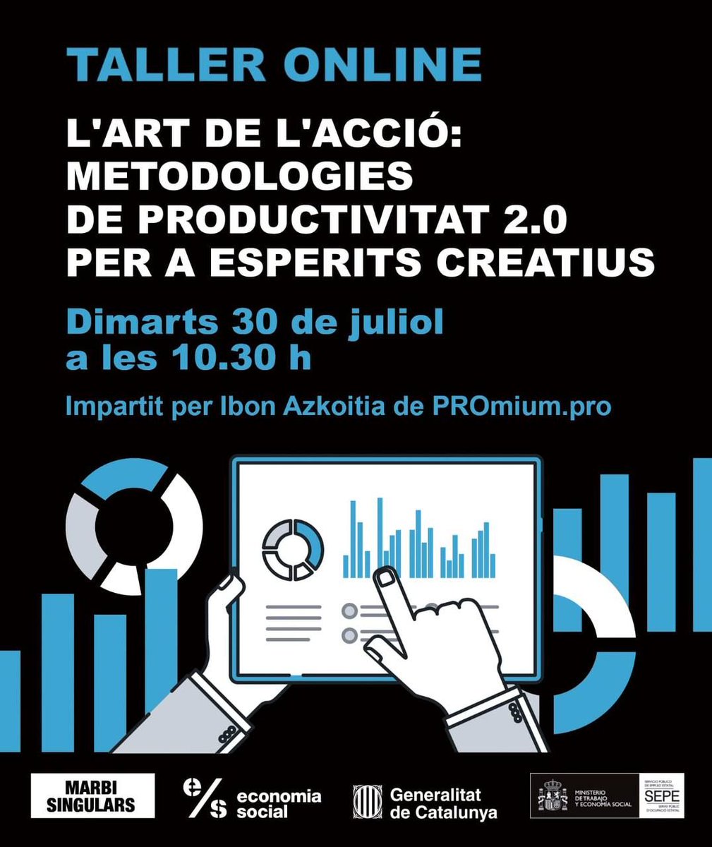 🌟✨ Ets part del món cultural i vols portar la teva empresa al següent nivell? Uneix-te a una experiència única de creativitat, col·laboració i eines digitals 2.0  🗓 Data: Martes 30 de juliol ⏰ Hora: 10:30 am (CET)📍 Lloc: 100% online 📩Inscriure't [buff.ly/3WfA4T7]