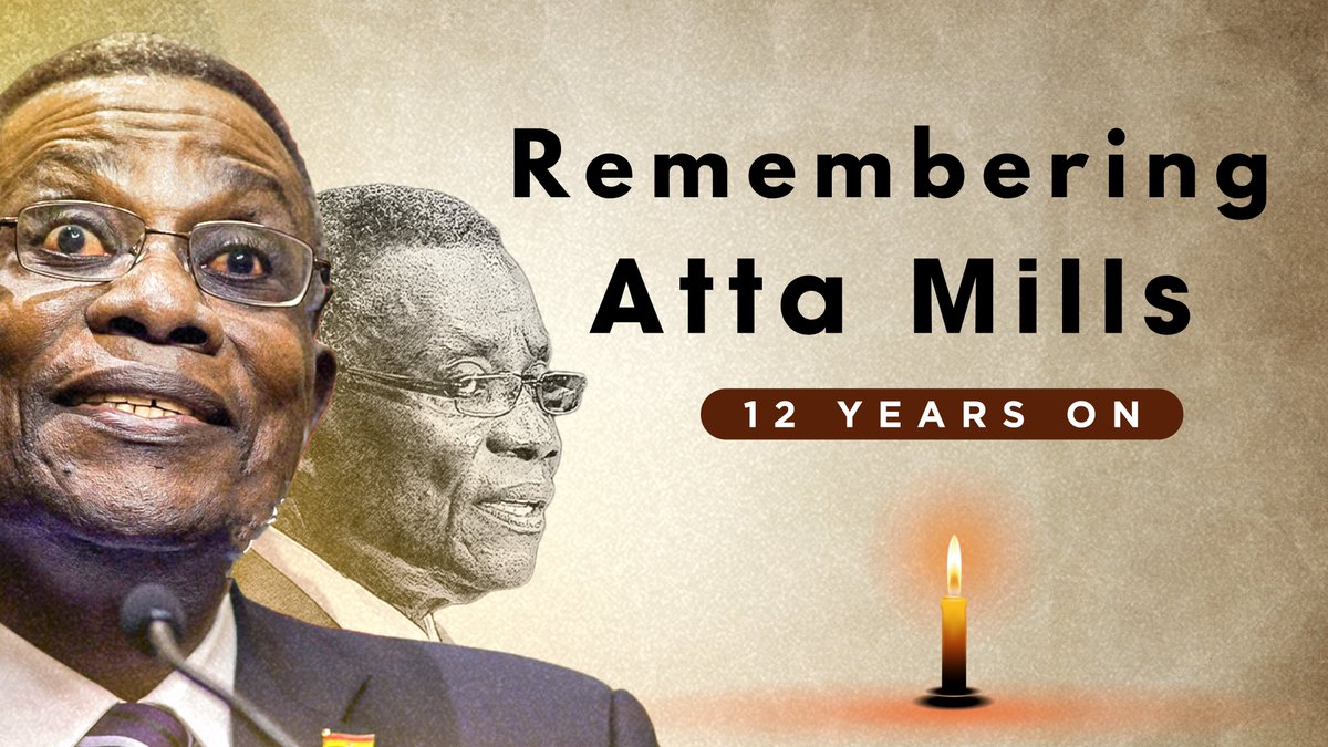 GTV_Ghana's tweet photo. 12 years ago, we lost Prof. Atta Mills.

Where were you when the sad news broke?

#RemeberingAttaMills https://t.co/SH2zRziRQN