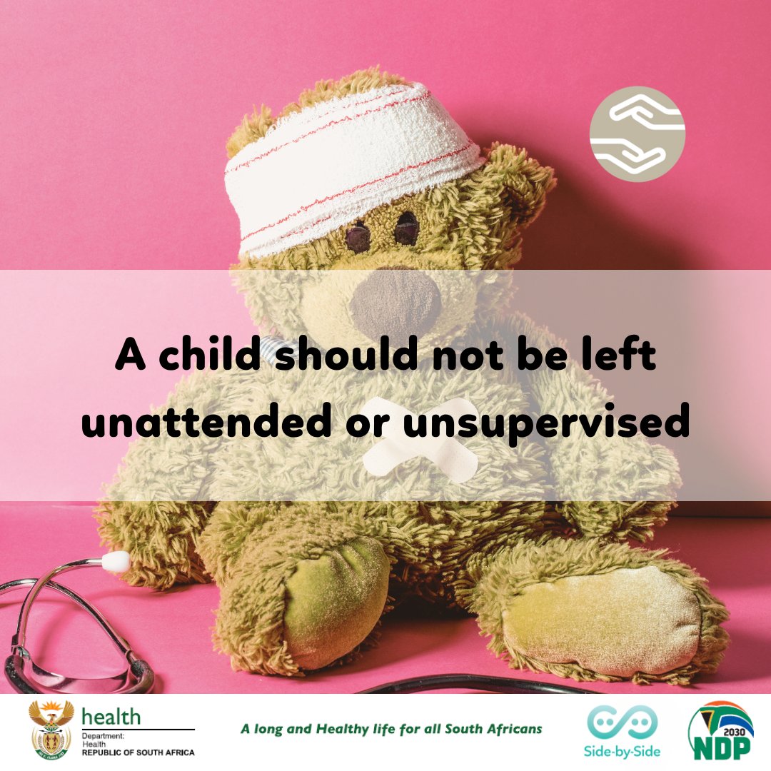 SideBySide_za's tweet photo. #ProtectionWednesdays Many serious injuries can be prevented if parents and other caregivers supervise young children carefully and keep their environment safe. A child should not be left unattended or unsupervised. Make sure that there is always a responsible adult around. https://t.co/eP5eZNYHmn
