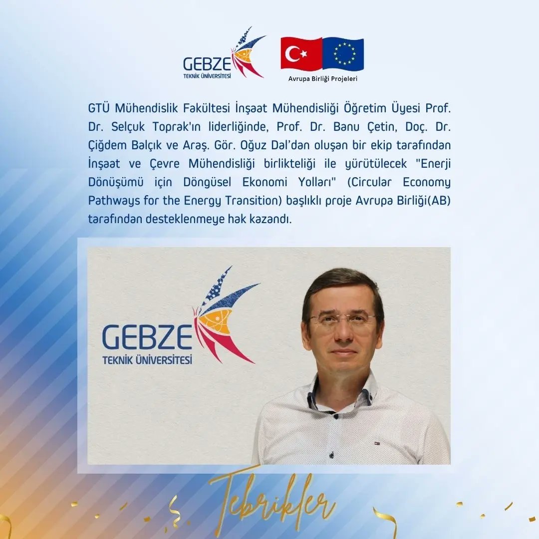 Gebze Teknik Üniversitesi (@gtuedutr) on Twitter photo 