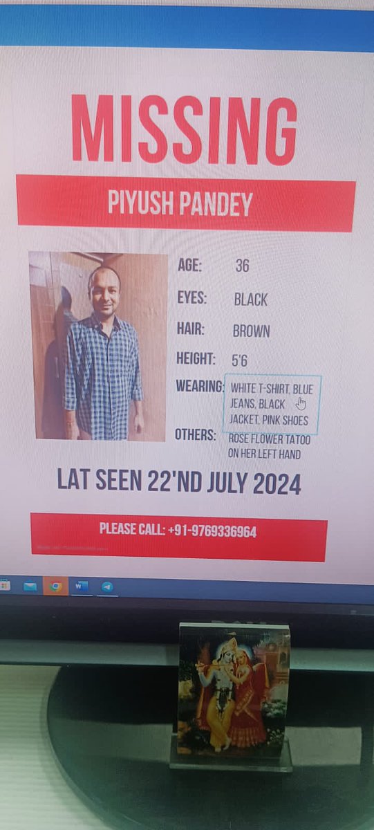 @919769336964 plz check Parag and reply, I need cloth colours

Yh ldka apni BB ki ghrelu hinsa our court ke legal extraction say tang aa kr ghr kshod krbhag gya hay 
Jis kici ko mile upr kenumber persuchit kre plz
#stopabusinglawandjustice
#stopabusingmens
#Stoplegalextrotion