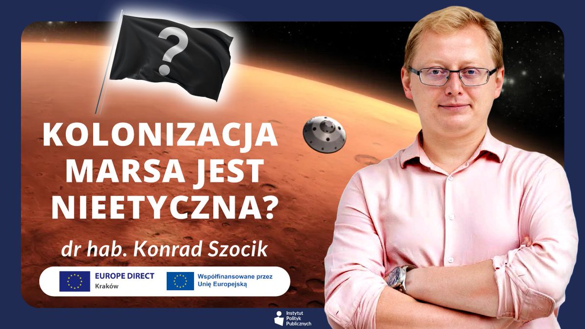 youtube.com/watch?v=lTbitm…
🚀👨‍🚀🔴Starożytni fantazjowali o Księżycu. Później ok. XVII w. ludzkość zainteresowała się podróżami na Marsa.🌍 A czy teraz taka podróż jest możliwa? O tym rozmawialiśmy z dr hab. Konradem Szocikiem, prof. WSIiZ. 
<a href="/ipp_instytut/">Instytut Polityk Publicznych</a>