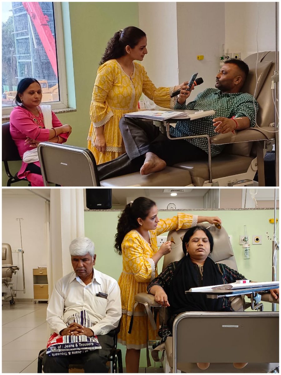 HManavata's tweet photo. 🌟 Vibrations of Wellness: Sound Healing Meditation 🌟
On 23rd July 2024, the Psycho-Oncology department conducted a soothing Sound Healing meditation session in Unit 2 for our  chemo patients. 
#SoundHealing #Wellness #PsychoOncology #ChemoPatients #HealingVibrations #Meditation https://t.co/lkziRYjgYO