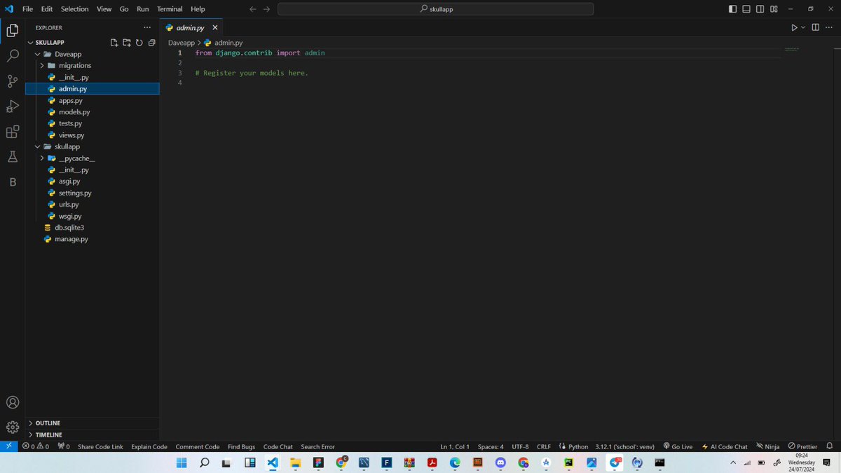 Just_davetaker's tweet image. Programming can be fun when you’re learning it with purpose. I love Django 🥱🥱🥱 😐😐😐 #EndBadGovernanceInNigeria #codewithdjango