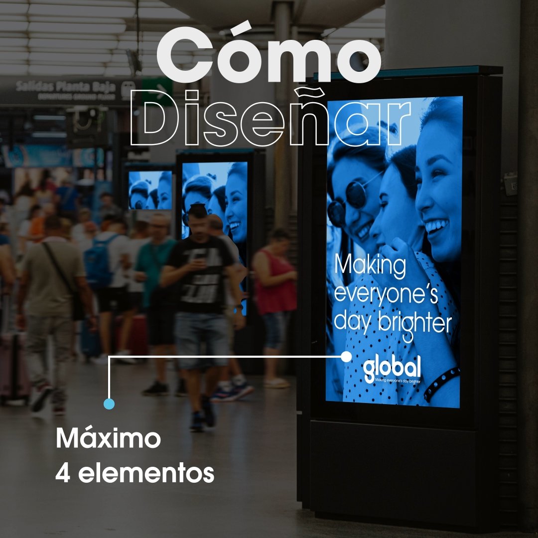 ¿Cómo diseñar mupis digitales?
Vuelven los Global Tips, esta vez con estos consejos de parte de <a href="/GlobalEspana/">Global España</a> para sacar el máximo partido a nuestros soportes y hacer que tu marca brille en el Exterior.
Diseña campañas exitosas. #publicidadexterior #globaltips #mupidigital