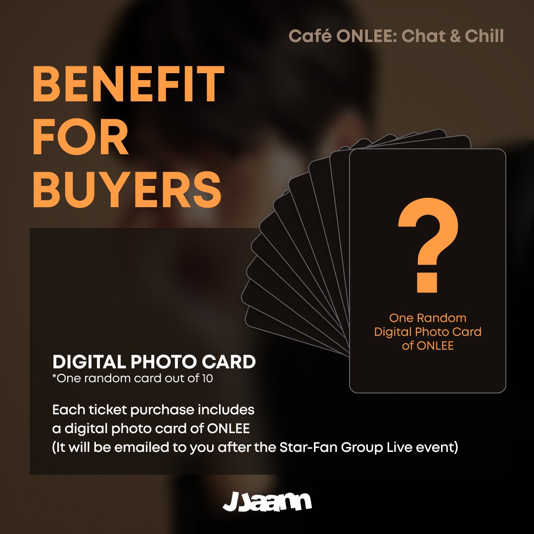 official_onlee's tweet photo. My Star-Fan Group Live will be held on 
August 1st at 9 pm (KST).
Let’s grab a coffee or tea and have fun!
Download JJAANN and get your ticket now!
@jjaann_global 

Buy your ticket here:
https://t.co/bIHLD6Utzp
 
#ONLEE #이승환 #온리 #JJAANN #StarFanGroupLive https://t.co/BbUs0TJ8sR