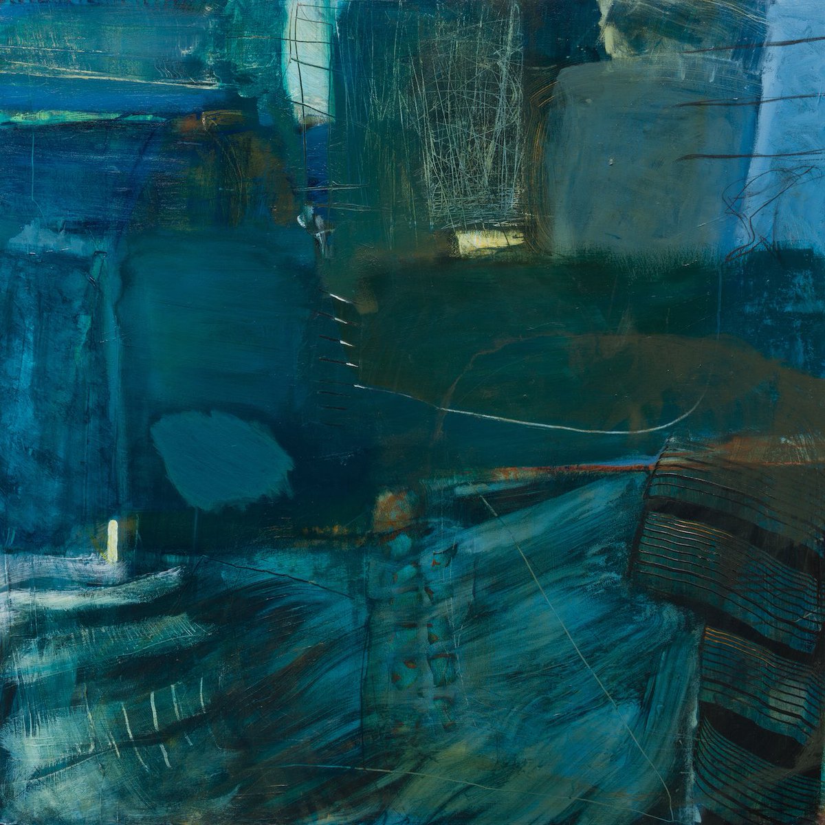 ‘The land I walk’, 102 x 102cm. For my next solo exhibition FRONTIERS with Cornwall Contemporary in #Penzance @sarah_cornwall From 12 September-12 October 👀#soloexhibition #abstractart #modernbritishart #contemporarypainting