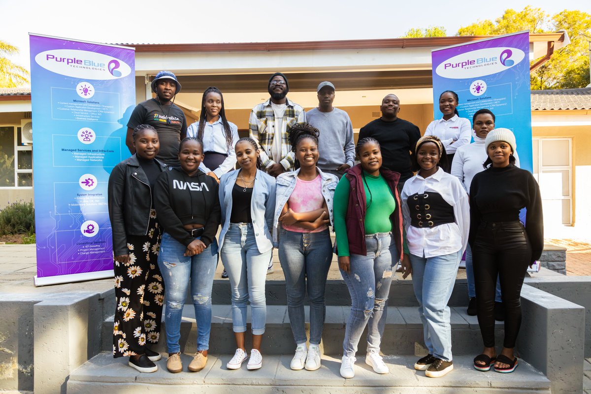 MpilengGroup's tweet photo. 🎉 We just wrapped up our Skills Development Programme with Purple Blue Technologies and Mpileng Group! 🌟 Huge shoutout to our amazing learners! Ready to welcome a new batch soon! 🚀✨ Stay tuned! #FutureLeaders #SkillsDevelopment #MpilengGroup #PurpleBlueTechnologies Grade 12 https://t.co/KWxCT0DIkh