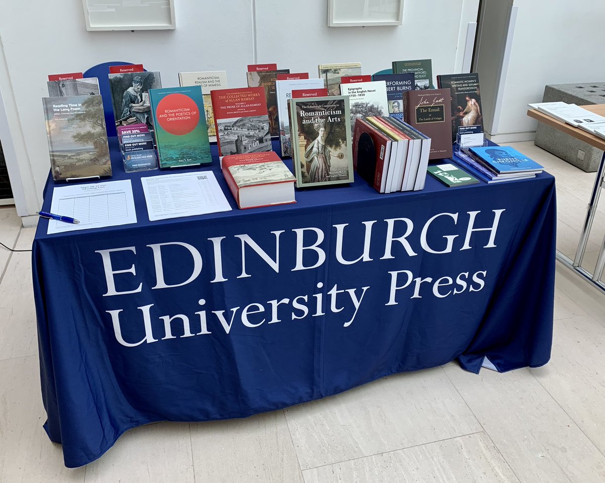 We’re all set up for day 2 of #BARS2024! Do stop by the <a href="/EdinburghUP/">Edinburgh University Press</a> booth for a chat, to browse our brilliant selection of books and journals and to pick up a conference bargain!