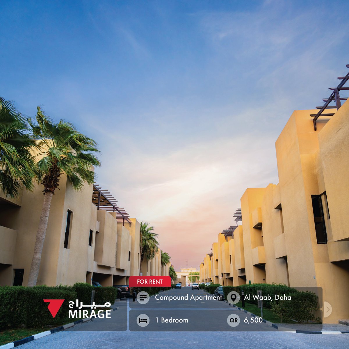 MirageProperty's tweet photo. 1 Bedroom semi-furnished apartment within a family friendly gated compound in Al Waab opposite to Al Sudan metro station.

For more information:

WhatsApp: +974 5571 0814
Office: +974 4444 4431

https://t.co/g9ADn9nHg7

Ref No: APM1912 https://t.co/DT1AyiK2Mc
