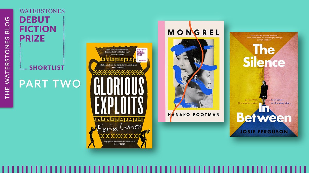 Waterstones's tweet photo. 'A novel this original and adventurous is a real treat'

On the blog, our booksellers share what they loved about Mongrel, Glorious Exploits and The Silence In Between, three of the exceptional novels shortlisted for the 2024 Debut Fiction Prize: https://t.co/9GXQonMpFe #WDFP https://t.co/GK8xezKH1D