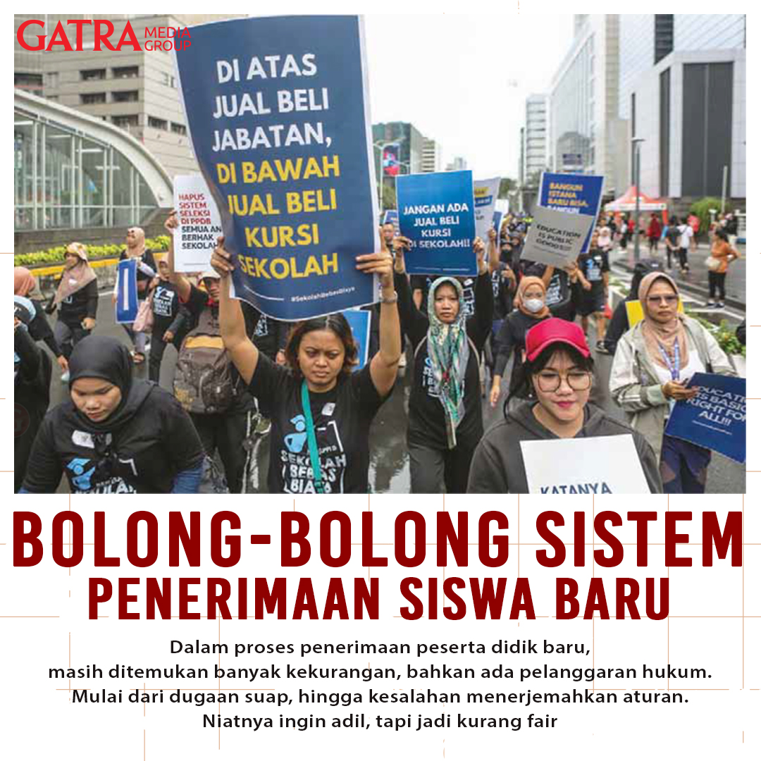 GatraMediaGroup's tweet photo. Meski selalu disempurnakan, proses penerimaan peserta didik baru (PPDB) masih saja terjadi masalah. Bahkan, tahun ini beberapa lembaga menyoroti sengkarut adanya praktik curang dalam pelaksanaannya. Utamanya, praktik culas itu hadir dalam bentuk suap, pemerasan, dan gratifikasi. https://t.co/UB7fTmH1yu