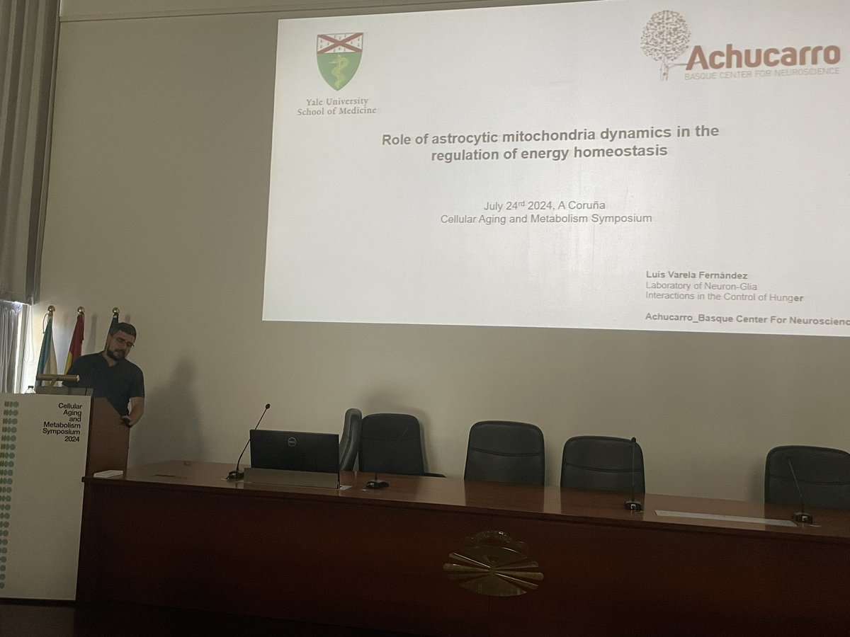 We continue with #LuisVarela, is talking with mitochondria in the regulation of energy homeostasis
