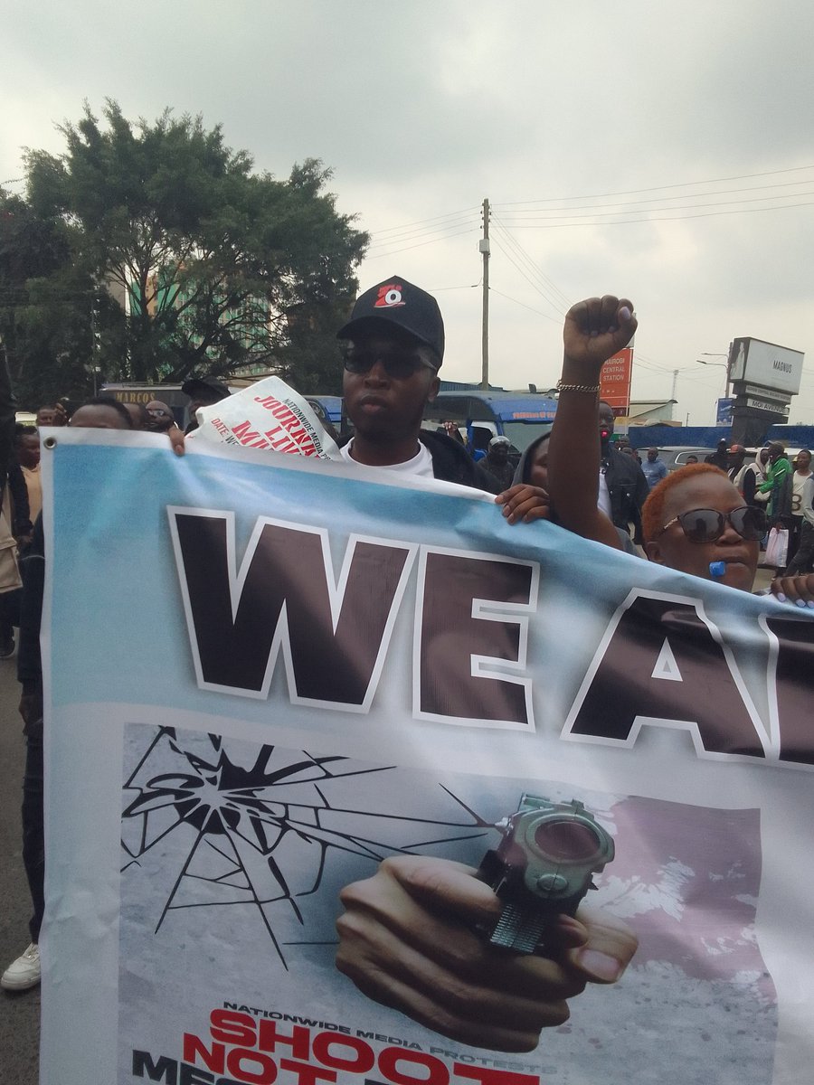 Media freedom is paramount in a democratic state like Kenya.

#ShootNotTheMessenger