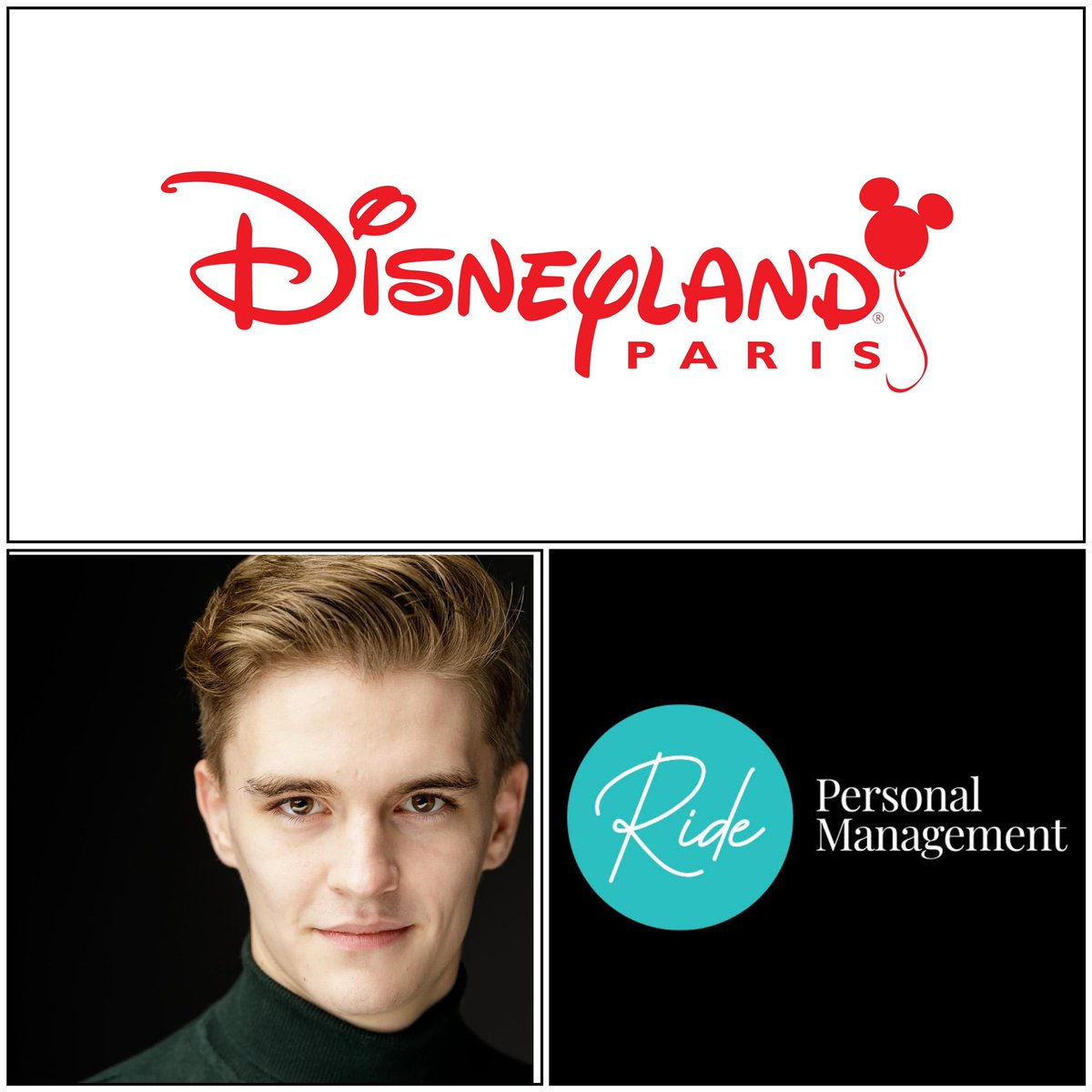 Thrilled for client Josh Ure who has landed is first professional job since graduating <a href="/DisneylandParis/">Disneyland Paris</a> 

#client #disneylandparis #performer #ridepersonalmanagement #rpm