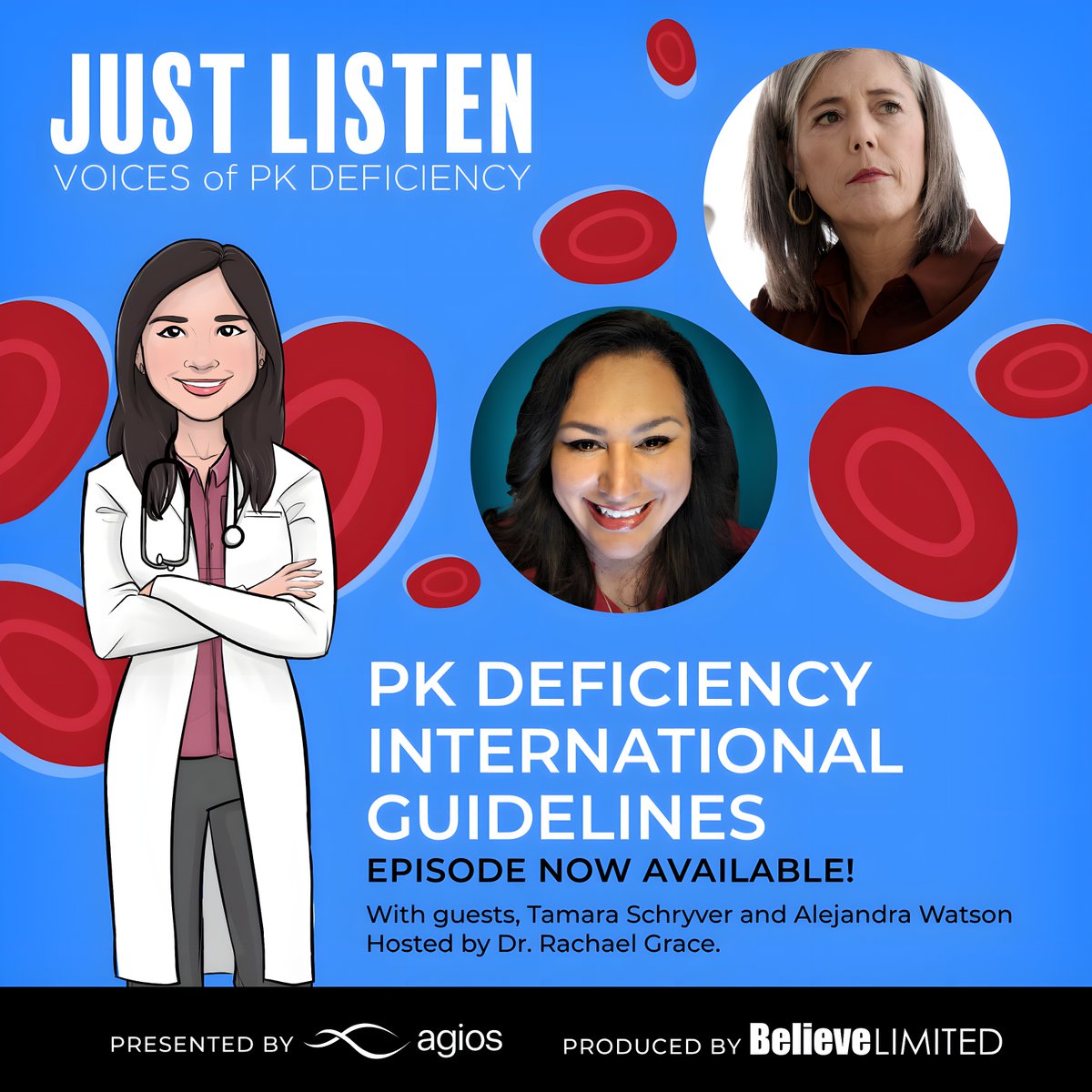 thalassaemiaTIF's tweet photo. 🎙️ Just dropped! Tune in to the latest episode of "Just Listen: Voices of #PKDeficiency" for a deep dive into the new international #guidelines for #PKD, set to revolutionize #patientcare for those with the condition.
🔗 https://t.co/NfEjiOoBdt
#RareAnaemias #RAIN @AgiosPharma https://t.co/3ZSRzWDOpd