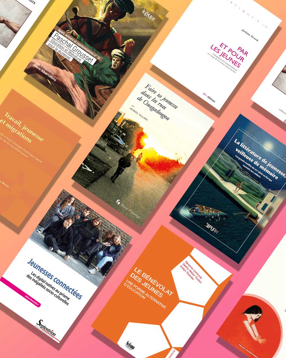 Le Comptoir des presses d'universités (@lcdpu) on Twitter photo Des livres pour la Journée de la Jeunesse 🧩
🔸 Paschal Grousset, <a href="/universitereims/">Université de Reims Champagne-Ardenne</a>
🔸 La littérature de jeunesse, veilleuse de mémoire, @PURH_ed
🔸 Le bénévolat des jeunes, <a href="/SeismoVerlag/">Seismo Verlag/Éditions Seismo/Seismo Press</a>
🔸 Jeunesses connectées, <a href="/PUSeptentrion/">Presses universitaires du Septentrion 📖</a>
👉 Sélection complète : shorturl.at/Fm1Hr Des livres pour la Journée de la Jeunesse 🧩
🔸 Paschal Grousset, <a href="/universitereims/">Université de Reims Champagne-Ardenne</a>
🔸 La littérature de jeunesse, veilleuse de mémoire, @PURH_ed
🔸 Le bénévolat des jeunes, <a href="/SeismoVerlag/">Seismo Verlag/Éditions Seismo/Seismo Press</a>
🔸 Jeunesses connectées, <a href="/PUSeptentrion/">Presses universitaires du Septentrion 📖</a>
👉 Sélection complète : shorturl.at/Fm1Hr