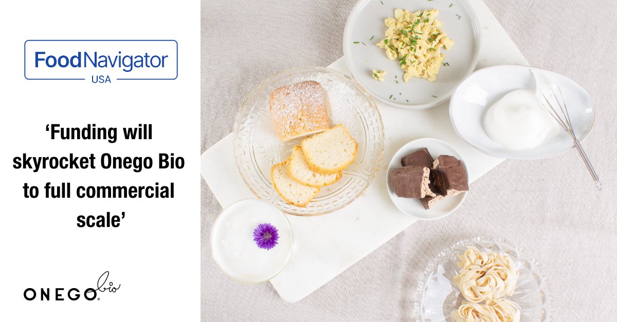 Onego Bio (@onego_bio) on Twitter photo We are rapidly scaling up and navigating regulatory requirements in the US and soon also in Europe 🚀
The recent fundings are a strong vote of confidence in our ability to solve the supply chain issues facing eggs globally.
<a href="/FoodNavigatorUS/">FoodNavigator-USA</a> article: foodnavigator-usa.com/Article/2024/0… We are rapidly scaling up and navigating regulatory requirements in the US and soon also in Europe 🚀
The recent fundings are a strong vote of confidence in our ability to solve the supply chain issues facing eggs globally.
<a href="/FoodNavigatorUS/">FoodNavigator-USA</a> article: foodnavigator-usa.com/Article/2024/0…