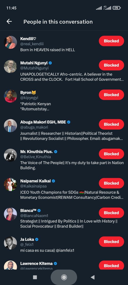 IAmCassy_254's tweet photo. It took me less than 10 min to do the lords work,if we all #Unfollow these stupid pro-government people it will be easy for us to win this war.
State house kairo #OccupyCBDThursday
THREAD https://t.co/ueZLh3sYYg
