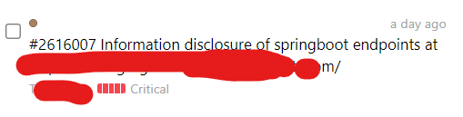 Ali (@111xnagashy) on Twitter photo Add to your wordlist : 
actuator/env
actuator/auditevents
actuator/beans
actuator/caches
actuator/configprops
actuator/health
actuator/heapdump
actuator/info
actuator/integrationgraph
actuator/configprops
#bugbountytip #bugbountytips #bugbounty #hackerone #bugcrowd #h1 Add to your wordlist : 
actuator/env
actuator/auditevents
actuator/beans
actuator/caches
actuator/configprops
actuator/health
actuator/heapdump
actuator/info
actuator/integrationgraph
actuator/configprops
#bugbountytip #bugbountytips #bugbounty #hackerone #bugcrowd #h1