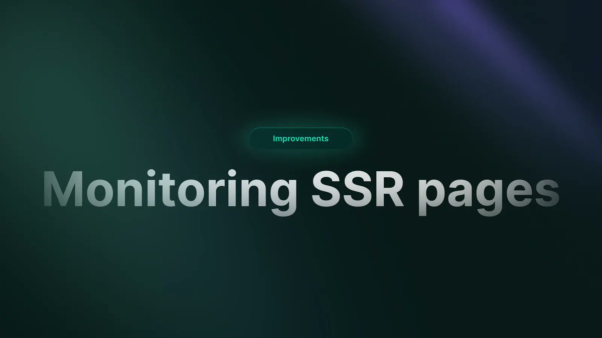 WikstromRikard's tweet image. 🆕 Monitoring for Server-rendered Pages:
Flytrap Logs now catches errors, durations, payloads, headers, and response bodies from Server Actions & Route Handlers. We've expanded this to also include Server-rendered pages!
useflytrap.com/changelog
#NextJS #ErrorMonitoring