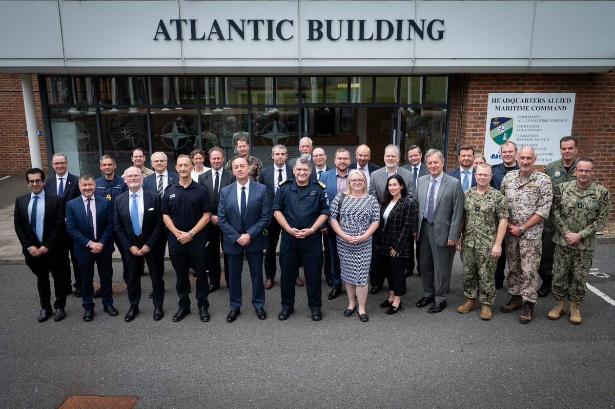 NATO_MARCOM's tweet photo. 40 warfighters, academics, and heads of government institutions gathered in Northwood at Marcom HQ for the 7th SeaPower Conference July 16-17 and examined warfighting advantage in an all-domain context; attendees took part in tabletop exercises for 1st time. Read more - #DeterAndDefend #WeAreNATO #Partnership
https://t.co/rXEHhy0HxJ