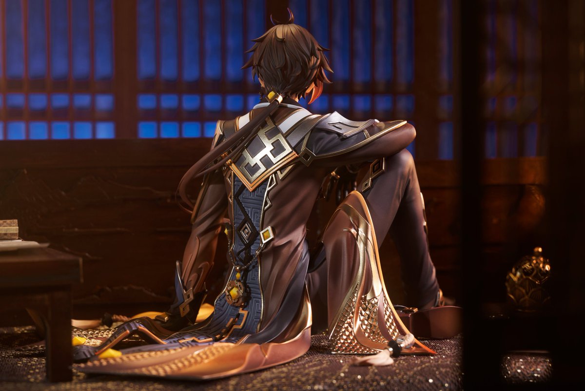 FINALLY a zhongli figurine without a mean expression and over exaggerated muscles… #MYZHONGLI