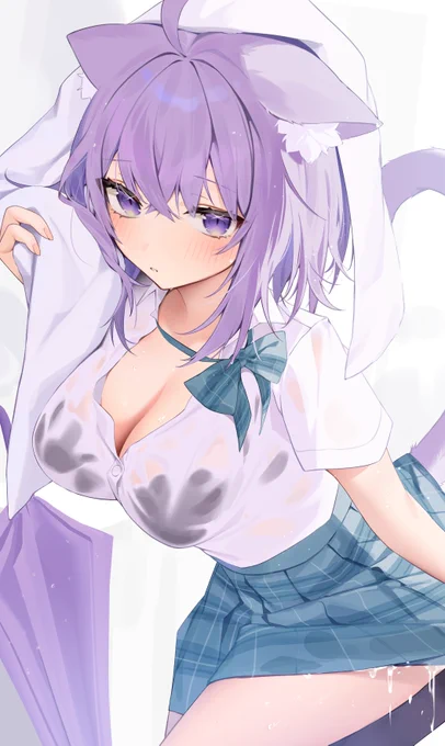 濡れちゃった…#絵かゆ 