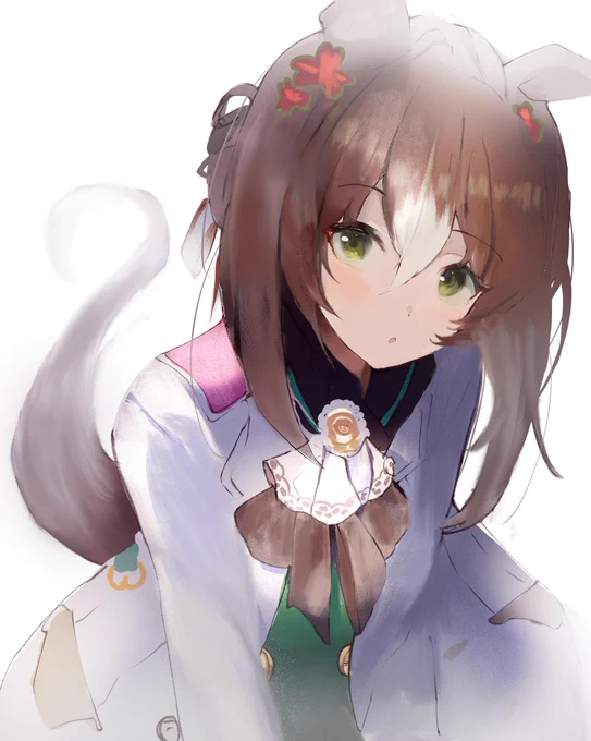 「お疲れだね、もしかして無理してない?」(手直し) #ウマ娘 #ファインモーション 