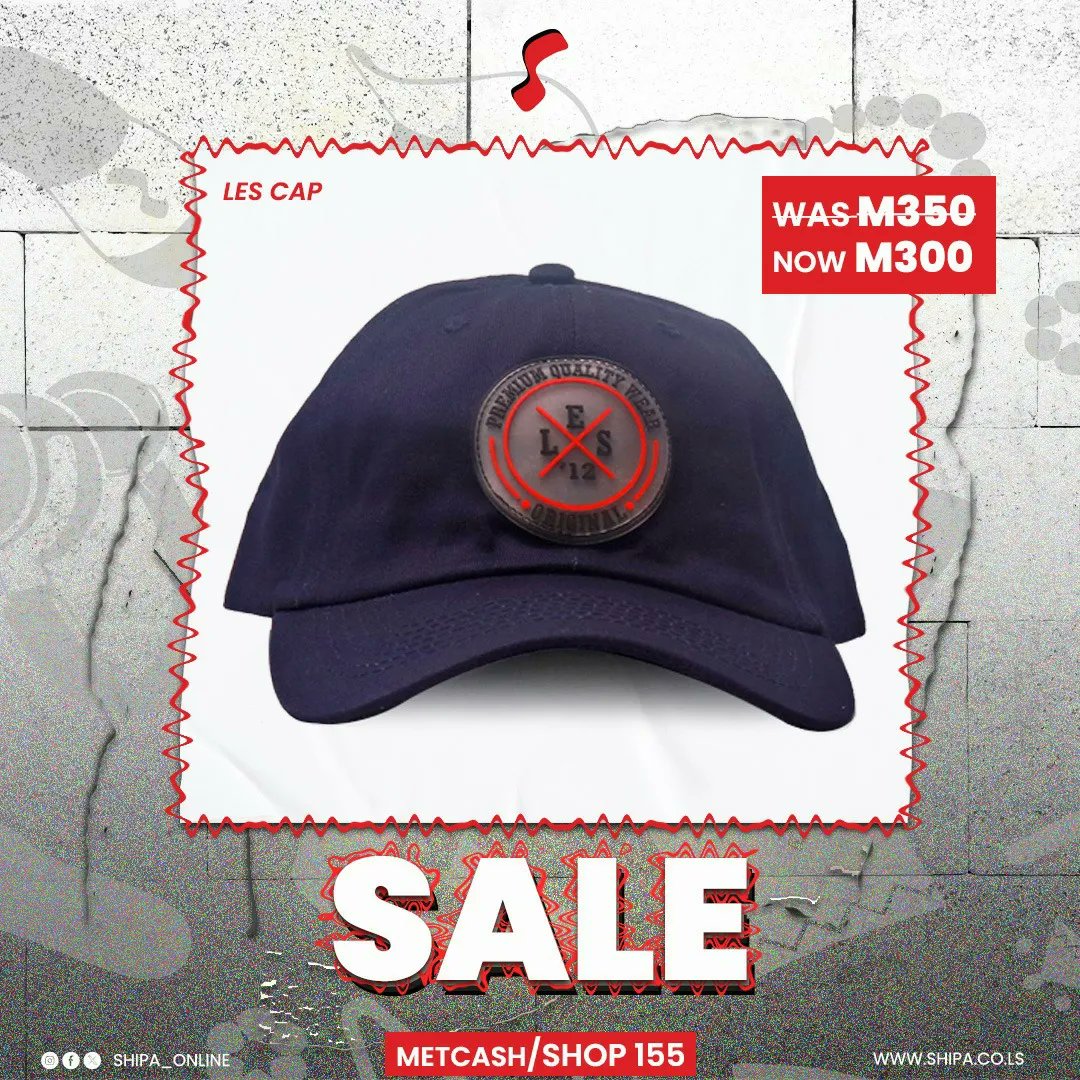 Shipa_Online's tweet photo. Our King's Birthday Sale is heating up! We've slashed prices on your favorite headwear by up to 50%! E re lai Shipa pele li feela. Sale valid until 31 July 2024.
Ts'oara Style!
#HeadwearSale #Lesothostreetwear #ShipaSale #tsawinter https://t.co/Cxai3IRMki