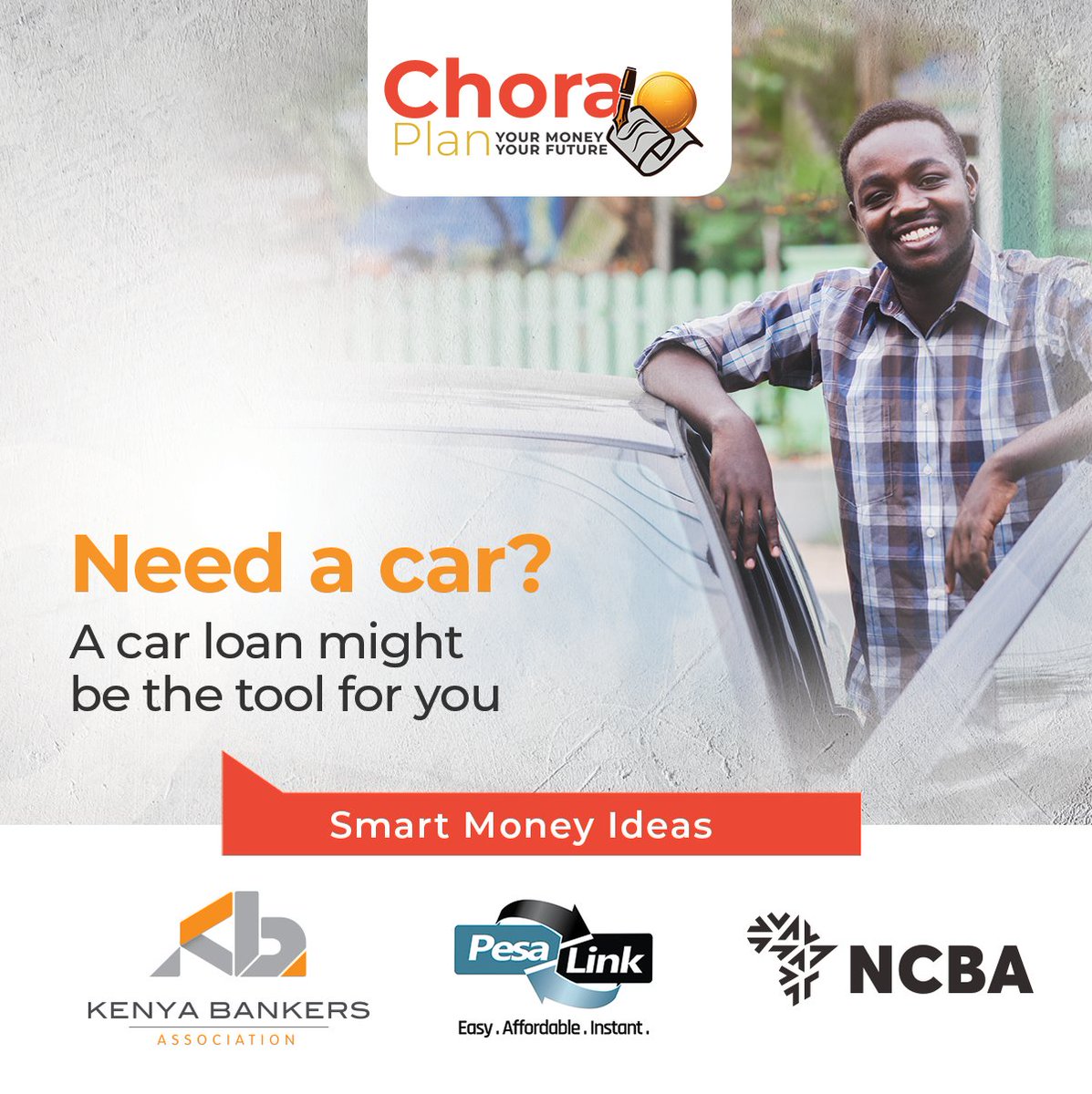 NCBABankKenya's tweet photo. Knowing your debt options is crucial to address your specific financial needs. NCBA's car loans, personal loans, mortgages, and business financing can meet your needs. Explore the full suite of NCBA products at https://t.co/mygLl0P1VN
#NCBATwendeMbele #GoForIt #ChoraPlan https://t.co/goCfsQrmDk