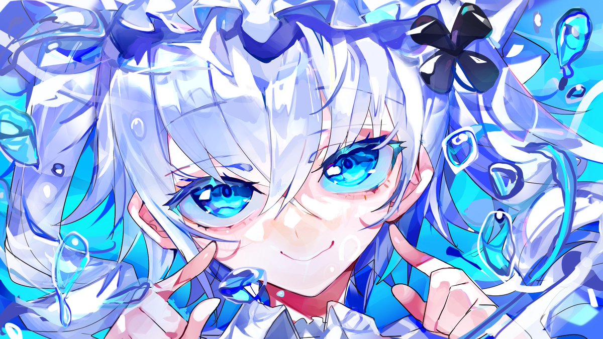 「水中少女 」|キヨイチ＠イラストお仕事募集中【現在9件受注中】ご依頼はDMよりのイラスト