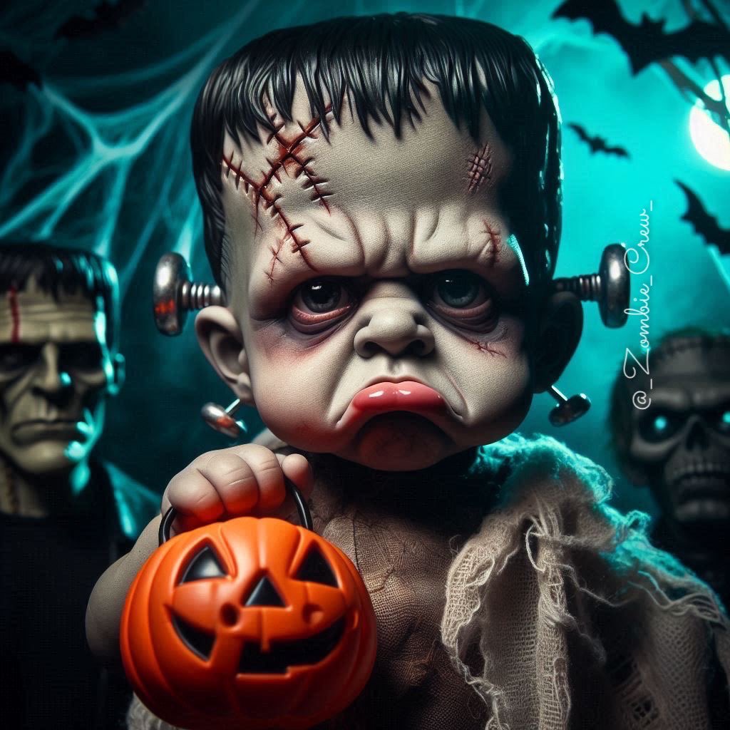 Good morning Zombies! Are we ready to trick-r-treat? These guys are. Only 99 days left and we can let these guys loose! Have an awesome day!