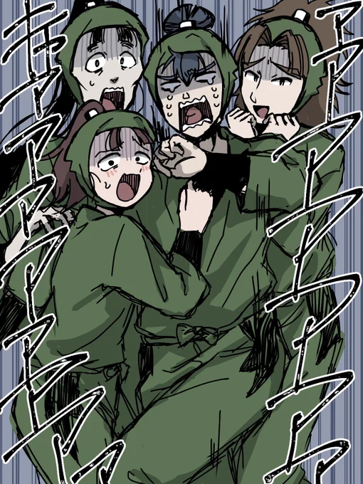 ⚠️年齢操作注意
定期的に成長ろ組が描きたくなる。夢がある。
伏が小さいというより他三人が若干デカいイメージ。怪とかは学年でも一番ヒョロ長であって欲しい。
平はやるときはやる男だけどビビりは残ってて欲しいし一人称は僕のままでいて欲しい。
孫は肝据わりまくってるイケメンであって欲しい。 
