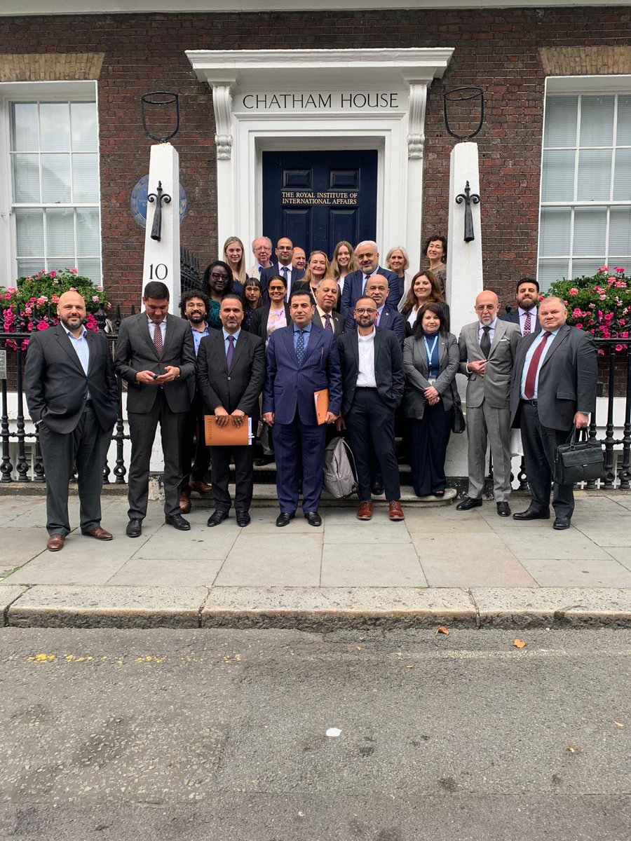 UKinIraq's tweet photo. We're delighted to host an Iraqi and KRG delegation in London to enhance our partnership in Energy transition with a focus on decarbonisation and gas flaring reduction. @FCDOGovUK @NSTAAuthority @OEUK_ @nationalgrid @ofgem @ChathamHouse https://t.co/6FWrQPGOlH
