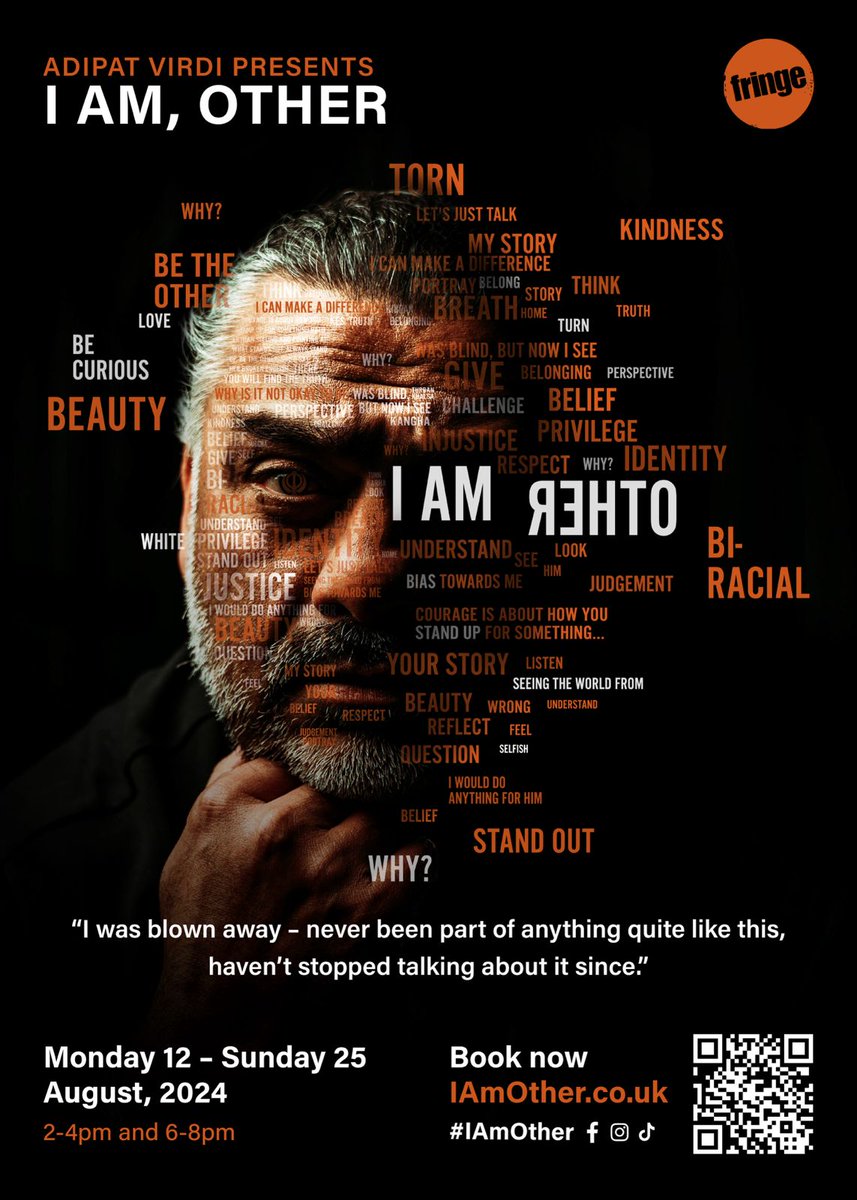adipatvirdi's tweet image. IMMERSIVE THEATRE FOR SOCIAL IMPACT
Why is it not okay to be different?
#IAmOtherImmersive iamother.co.uk
@Lanre_Bakare - any chance you're @edfringe to come and watch?