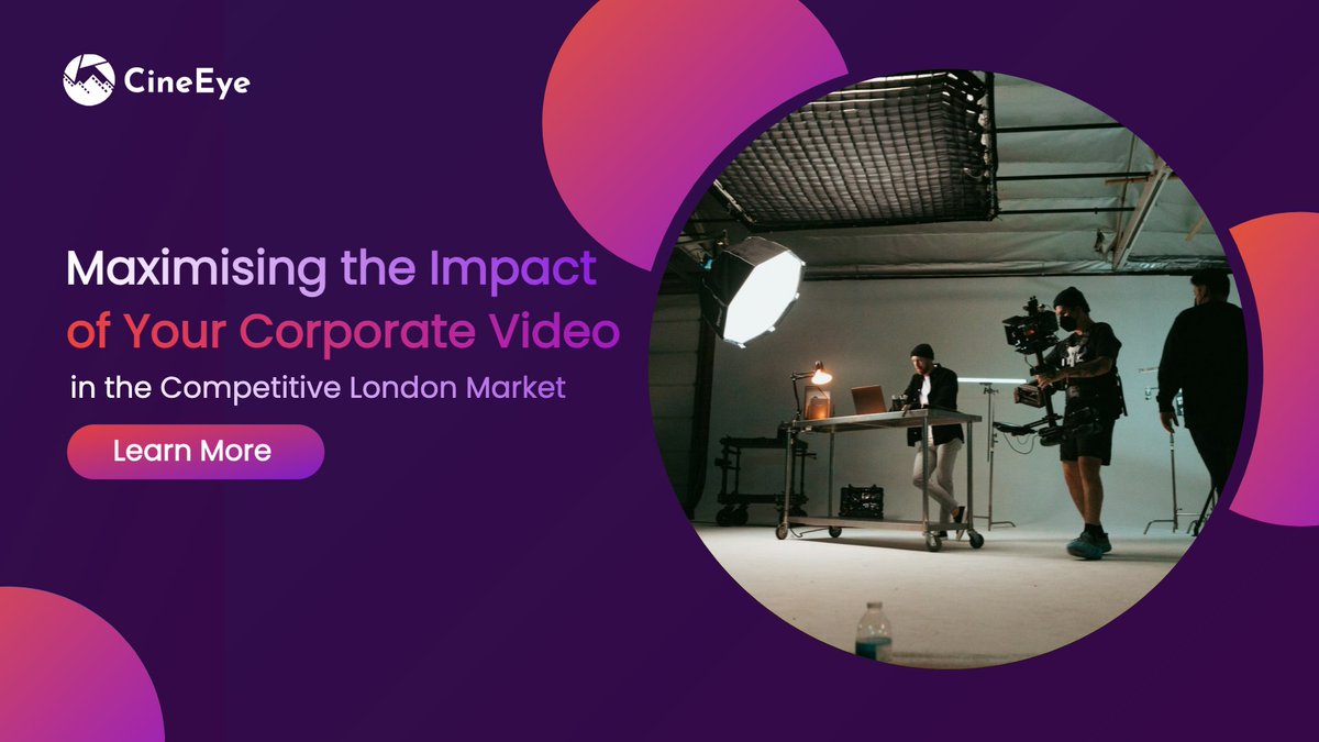 Maximising the Impact of Your Corporate Video in the Competitive London Market 
 Find More: cineeye.co.uk/maximising-the…