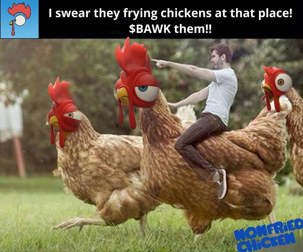 Lets go and get those $BAWK 🔥🔥🔥

Chart: dexscreener.com/solana/BAWKyZ6…

<a href="/nonfriedchicken/">Non Fried Chicken</a> 

What you waiting for jump on you chickens and get them !!