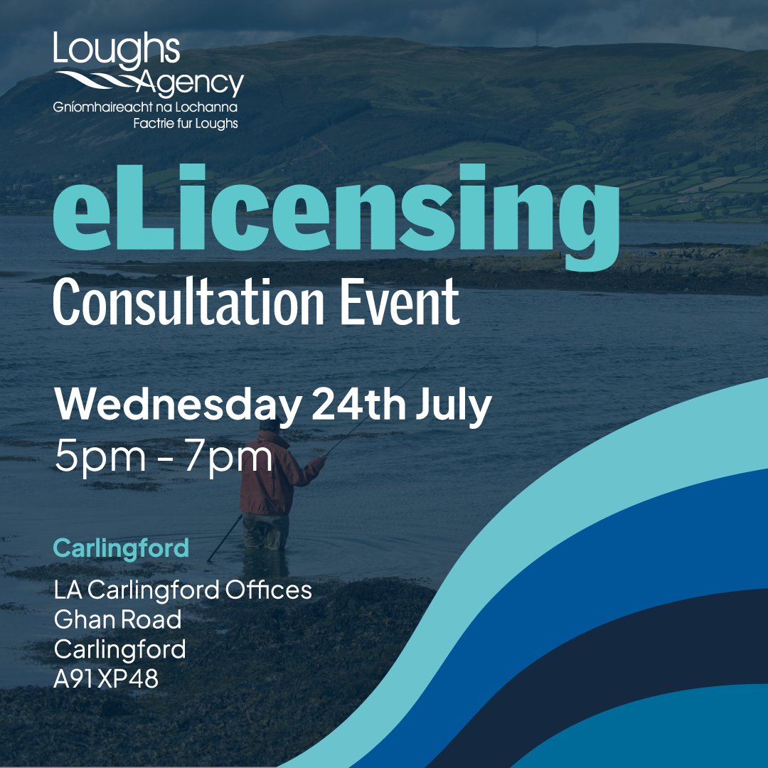 loughsagency's tweet image. Tonight Loughs Agency will host the second of two drop-in consultation sessions to get your views on our eLicensing system. 🎣

We encourage anglers and related stakeholders to provide feedback via the survey on our website - bit.ly/3LDHcE5

#LoughsAgency #eLicensing