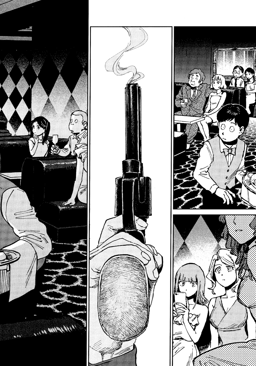 キャバクラに行っただけなのに発砲事件に巻き込まれる話(3/4)
#漫画が読めるハッシュタグ
#オッドタクシー 