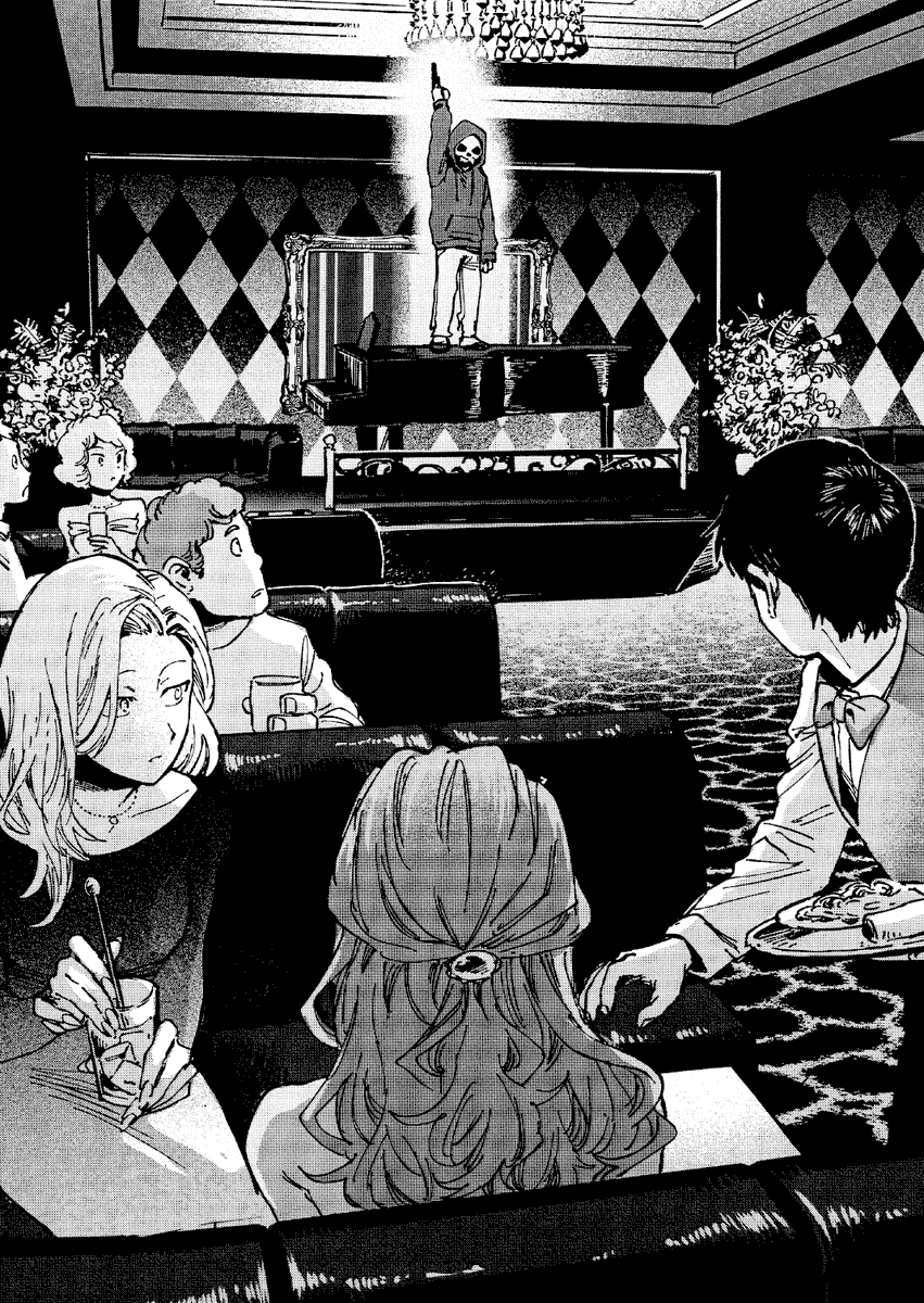 キャバクラに行っただけなのに発砲事件に巻き込まれる話(3/4)
#漫画が読めるハッシュタグ
#オッドタクシー 