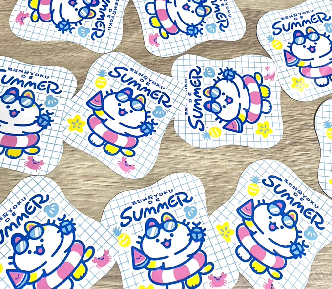 ステッカー刷った!🍉 