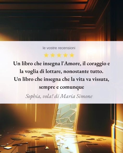 Se anche tu vuoi leggere "Sophia, vola!" di Maria Simone (in lizza per il Premio Zanibelli) lo trovi nelle migliori librerie e qui: amazon.it/dp/B0C9S86PKF
#sophiavola #mariaSimone #dileandroeditore #autoridileandro #libribellissimi  #medulloblastoma #malattierare