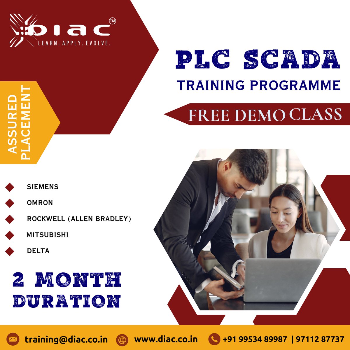 DiacTraining's tweet photo. 🚀 Elevate your career with DIAC's PLC SCADA Training! 🌟 Our job-oriented course offers in-depth knowledge and hands-on experience with 100% placement assistance to help you secure your dream job. 📚 https://t.co/vtPUZn3n3k
