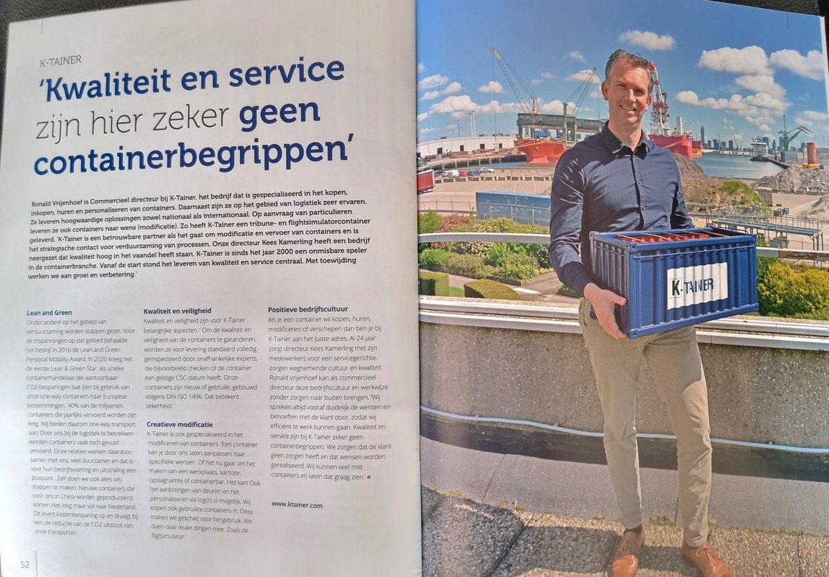 Ondernemersmagazines Kijk op Groot Rotterdam en Drechtsteden zijn uitgekomen. Naast het leiden van de Ronde Tafelgesprekken en het maken van artikelen daarover ook veel artikelen en foto's mogen leveren over individuele bedrijven. Zomaar een greep uit de magazines.