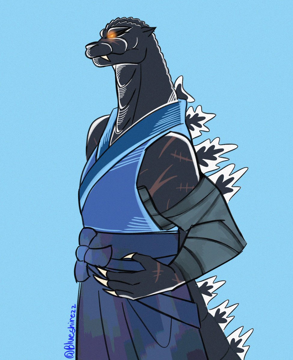 BlueShirezz's tweet photo. "Oi chotto matte!"
#Godzilla #Godzillaart #Godzillaau
#KaijuEdo #Finalwars #Finalgoji https://t.co/NGwX9Vve3k