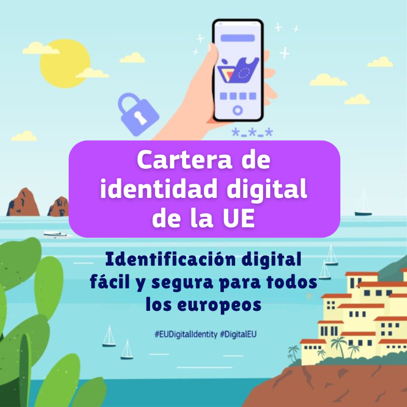 ComisionEuropea's tweet photo. ✈️¿De viaje por Europa?
🪪🇪🇺 Con la cartera de identidad digital de la UE , todos tus documentos personales estarán seguros y en la palma de tu mano: carnet de conducir, DNI, tarjetas de embarque...
Toda la información sobre los futuros usos de la cartera↓
#EUDigitalIdentity