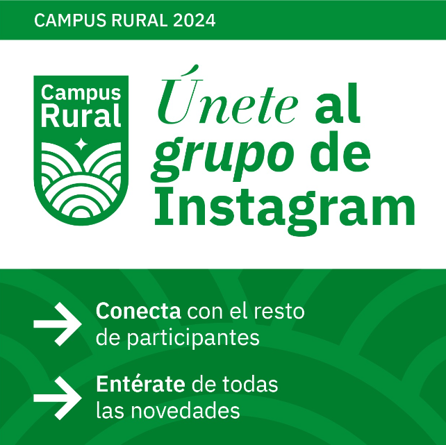 La <a href="/UniversidadMH/">UMH</a>  anima a los estudiantes 👨‍🎓y <a href="/AlumniUMH/">Alumni UMH</a>👩🏻‍🎓 a seguir al grupo del programa #campusrural2024

🏞️¿Cuál es la mejor forma de disfrutar el tiempo libre en un pequeño municipio? 👩‍🌾¿y de la gente?

👉Únete al grupo de Instagram 📷 CAMPUS RURAL: 
instagram.com/direct/t/79640…