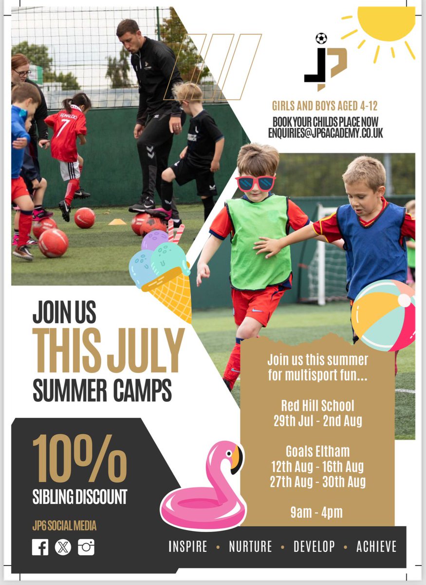 FrickerRed's tweet photo. Football camp opportunities this summer! Get involved https://t.co/8axa6qgp5f